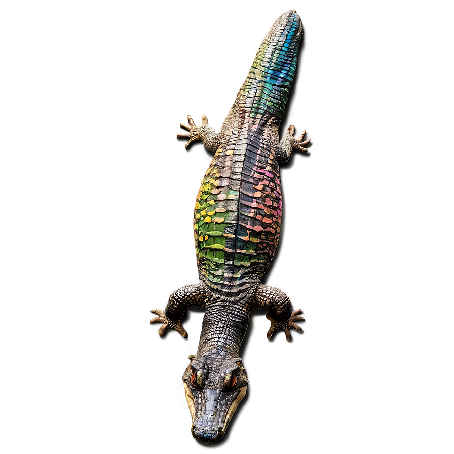 Colorful Alligator Png 05212024