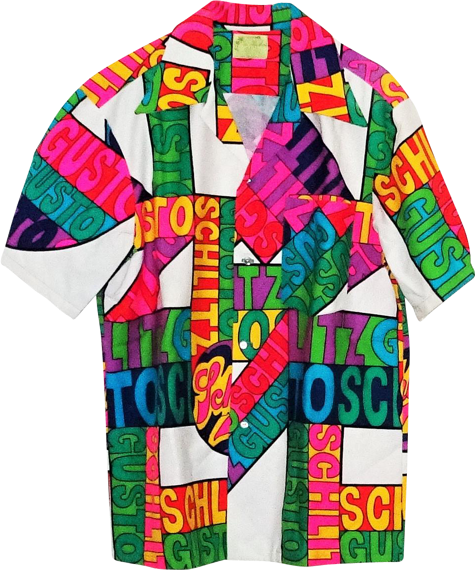 Colorful Alphabet Pattern Shirt