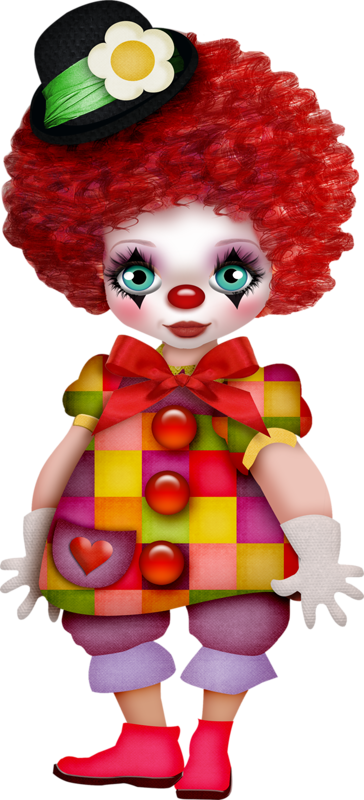 Colorful Animated Clown