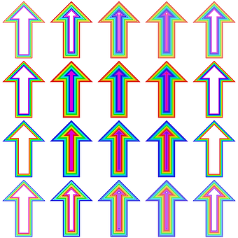 Colorful Arrows Pattern