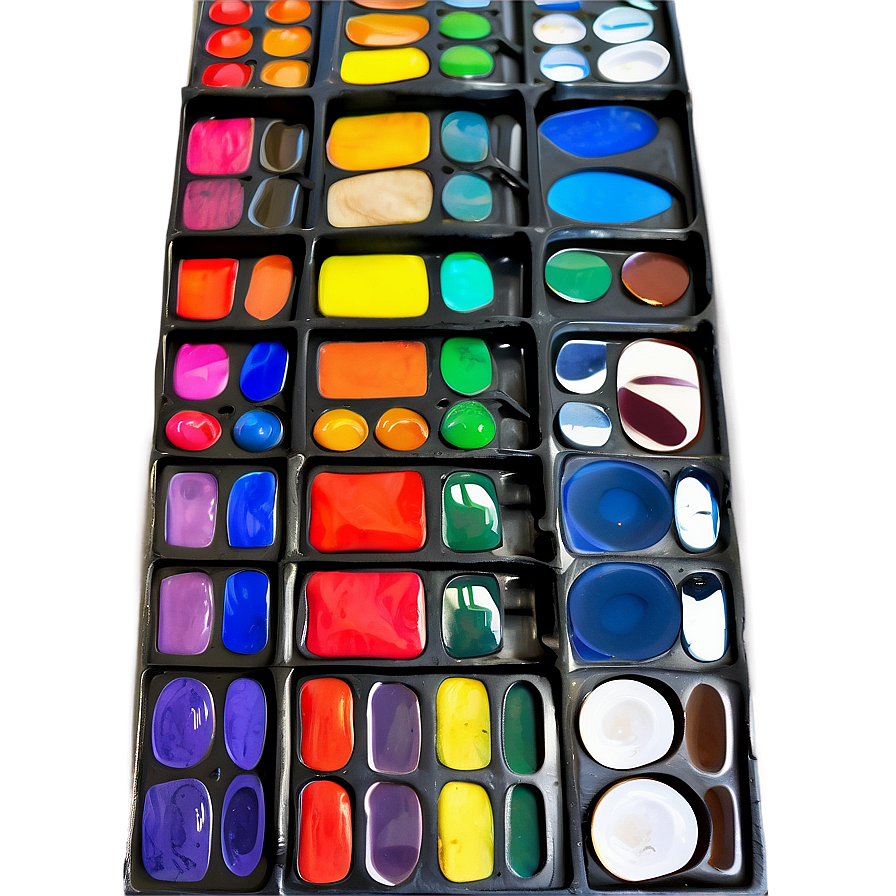 Colorful Art Palette Png 81