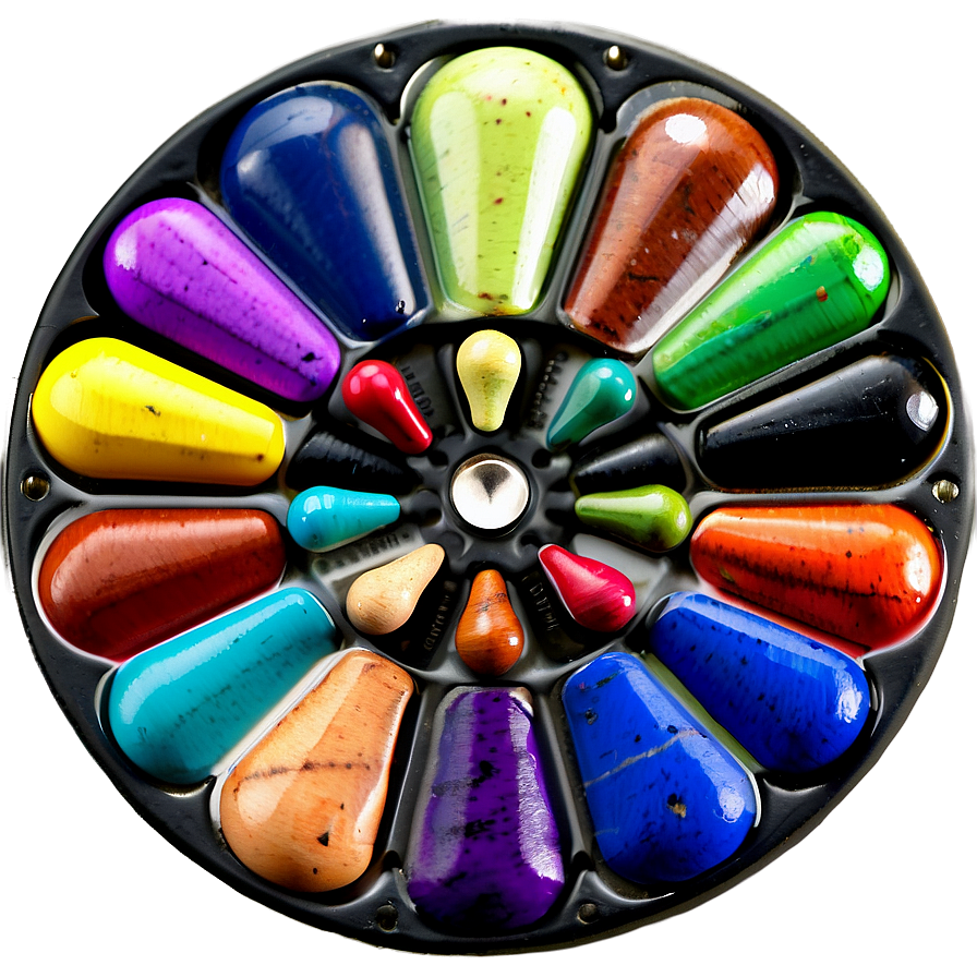 Colorful Art Palette Png Tqf17