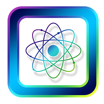 Colorful Atom Icon