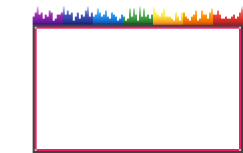 Colorful Audio Spectrum Overlay