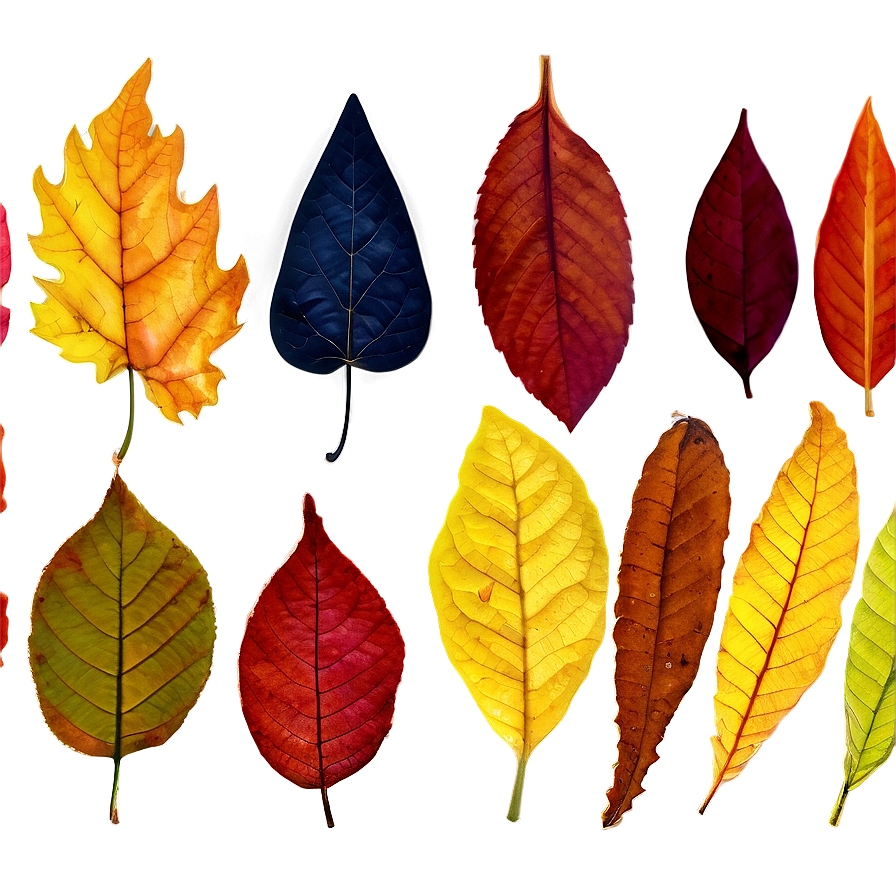 Colorful Autumn Leaf Mix Png 82