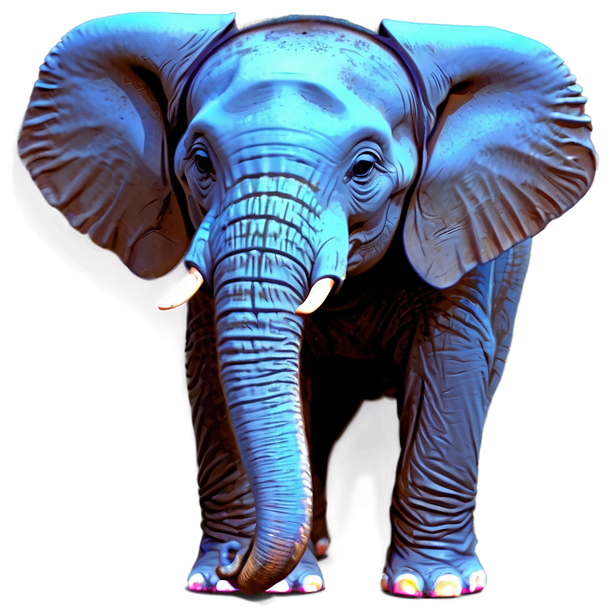 Colorful Baby Elephant Png 87