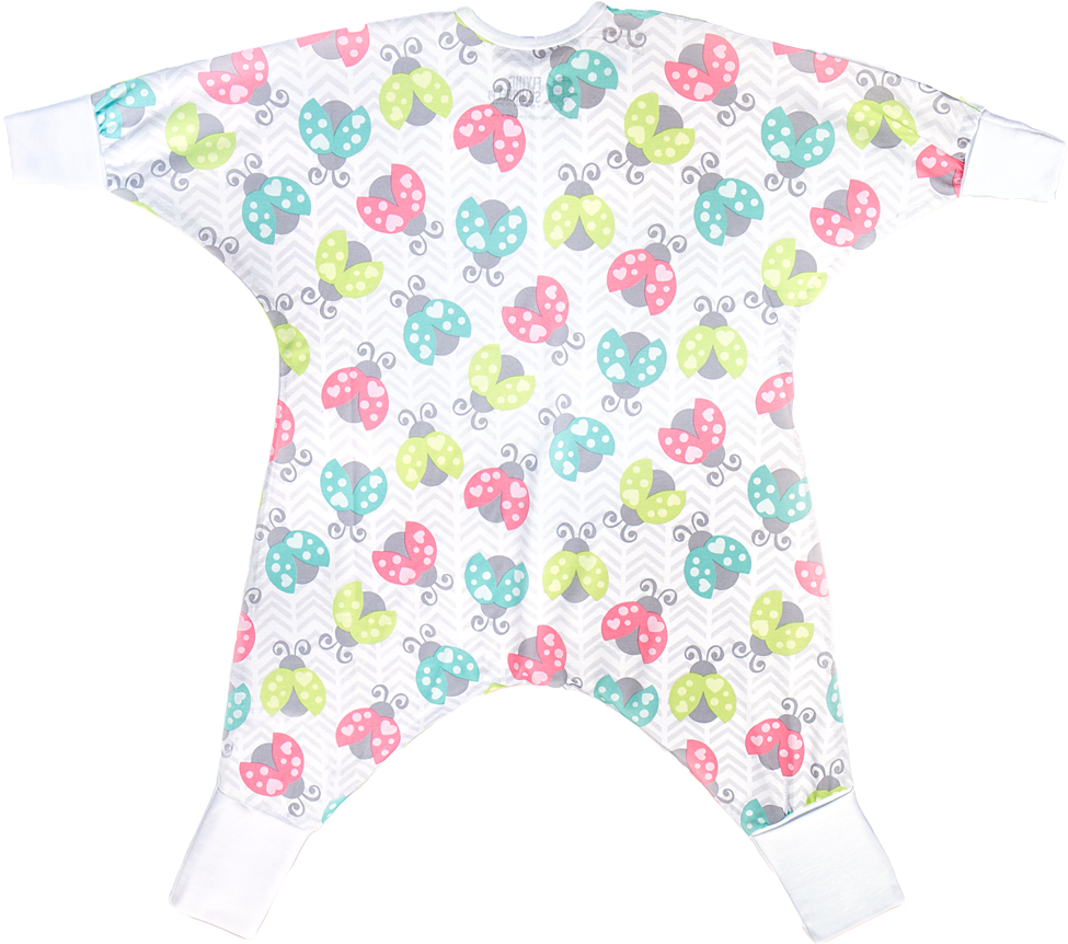 Colorful Baby Onesiewith Butterfly Pattern