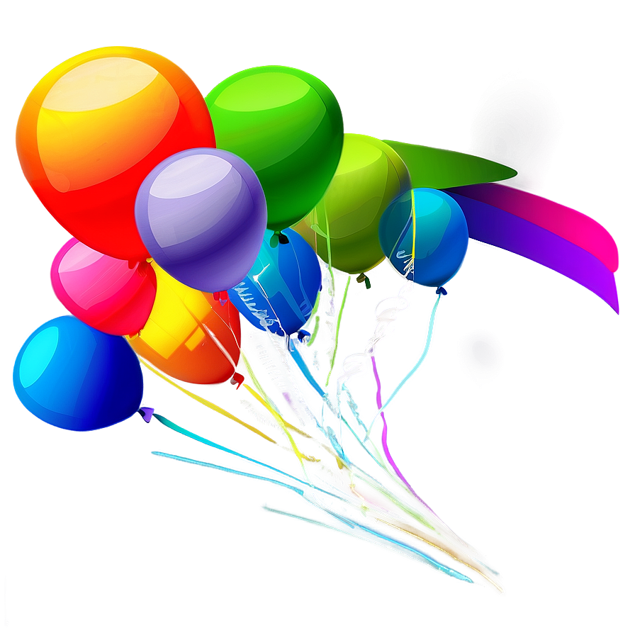 Colorful Balloons Png 89