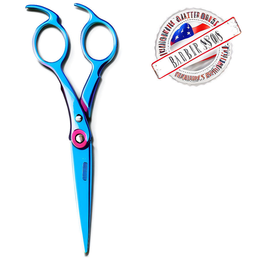 Colorful Barber Scissors Png Rqw