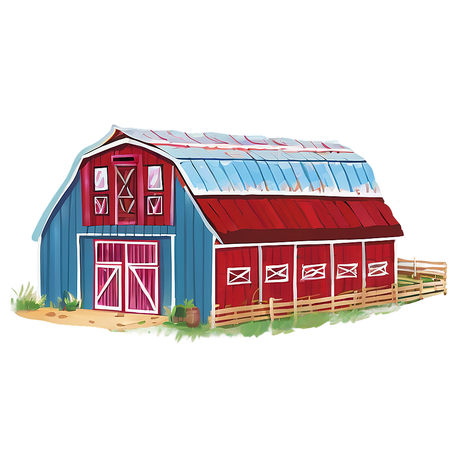 Colorful Barn Art Png Ckx82