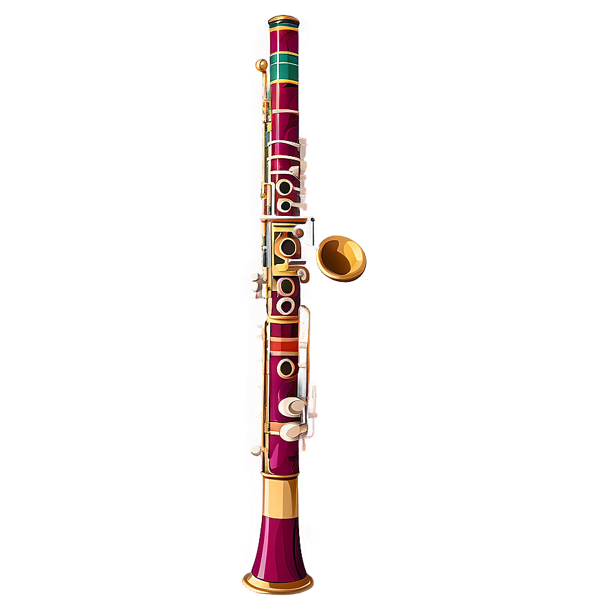 Colorful Bassoon Artwork Png Lsj46