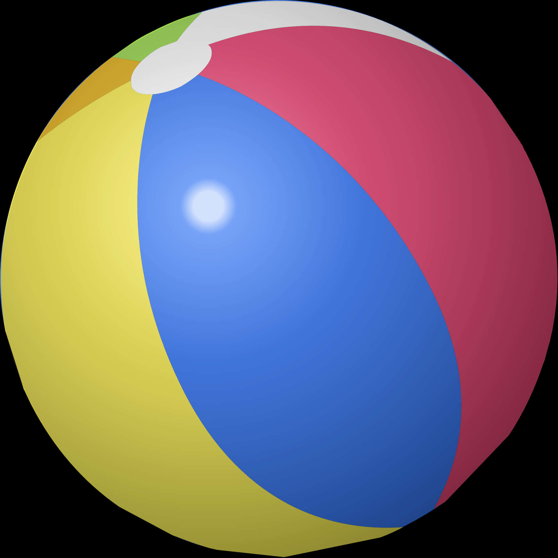 Colorful Beach Ball Illustration