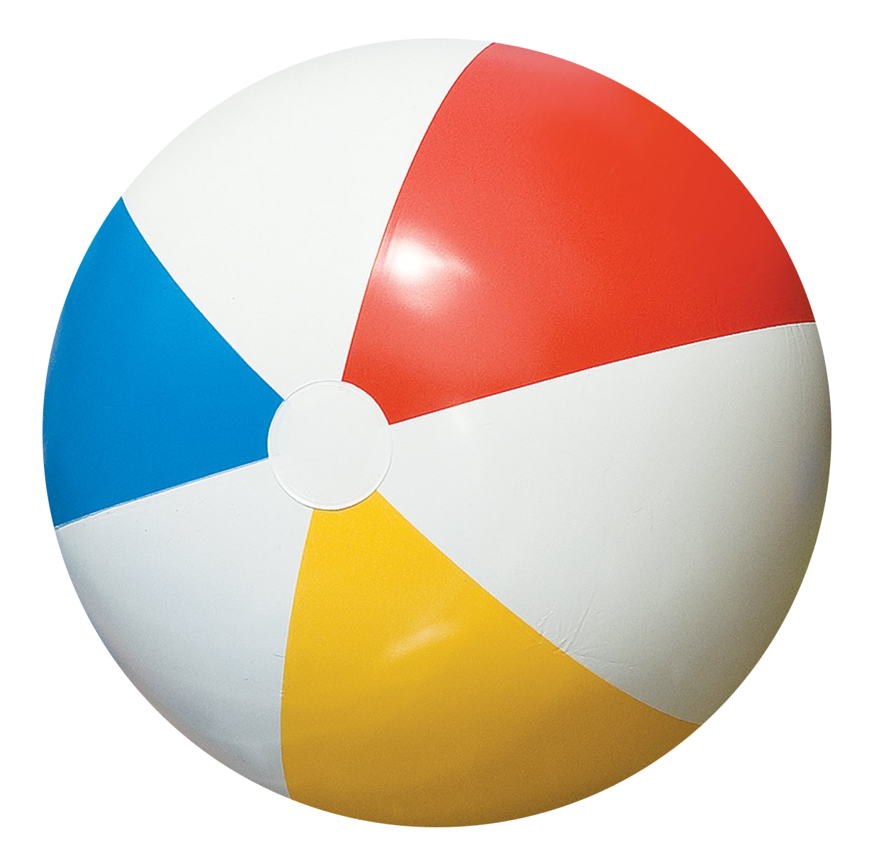 Colorful Beach Ball Isolated