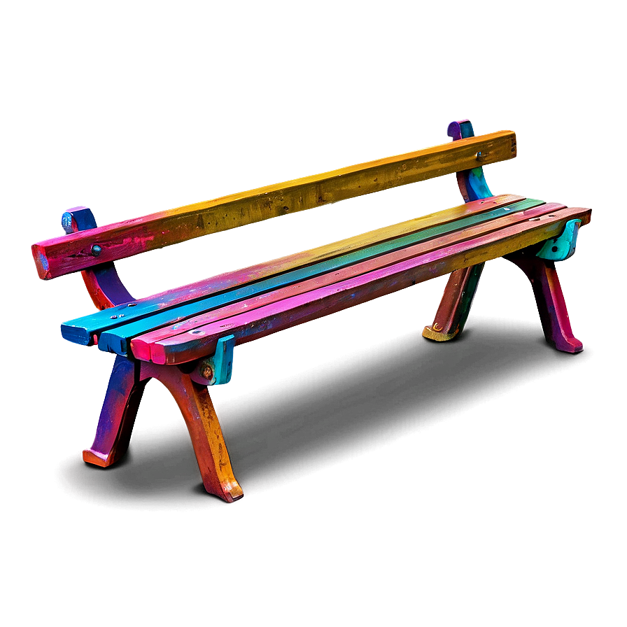 Colorful Bench Png Jvd