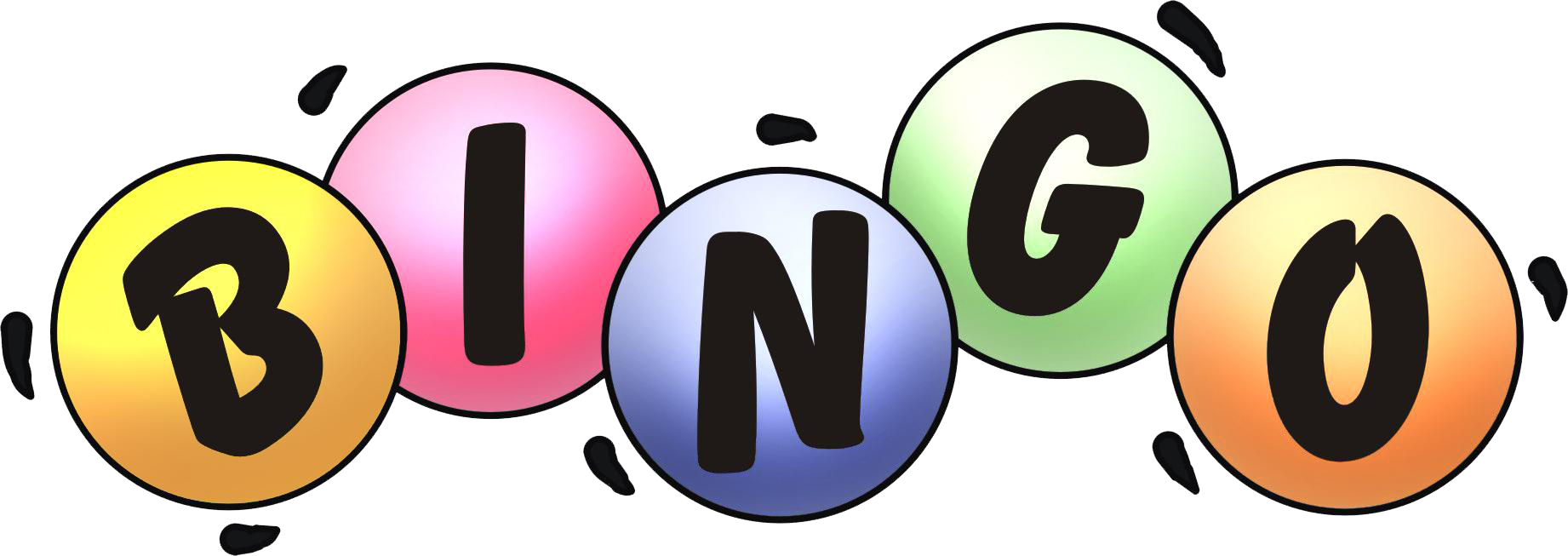 Colorful Bingo Balls Graphic