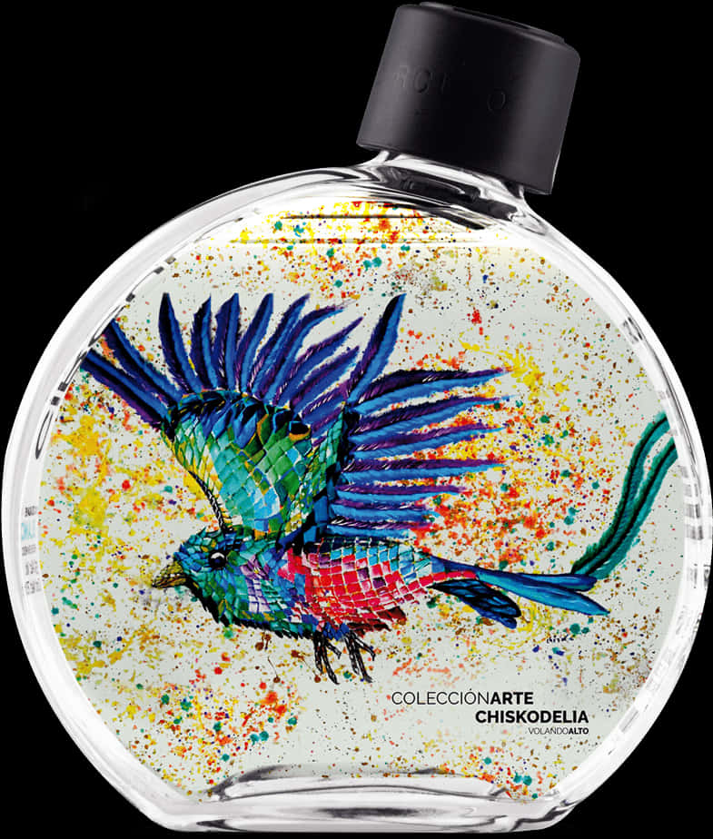 Colorful Bird Artworkon Watch Face