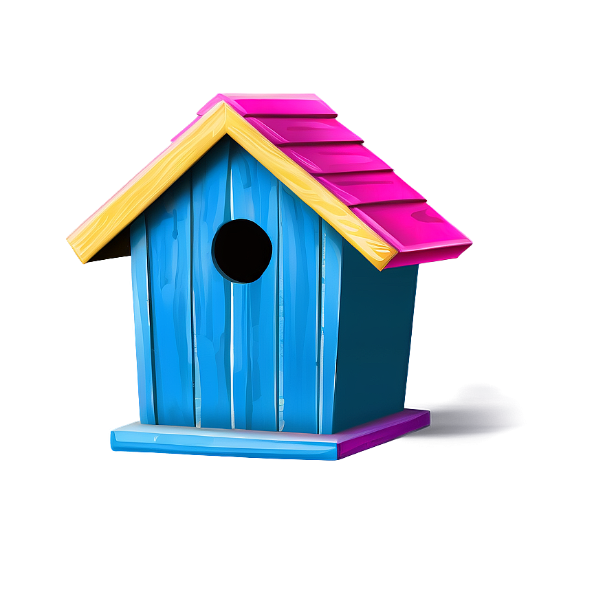 Colorful Birdhouse Png Xke27