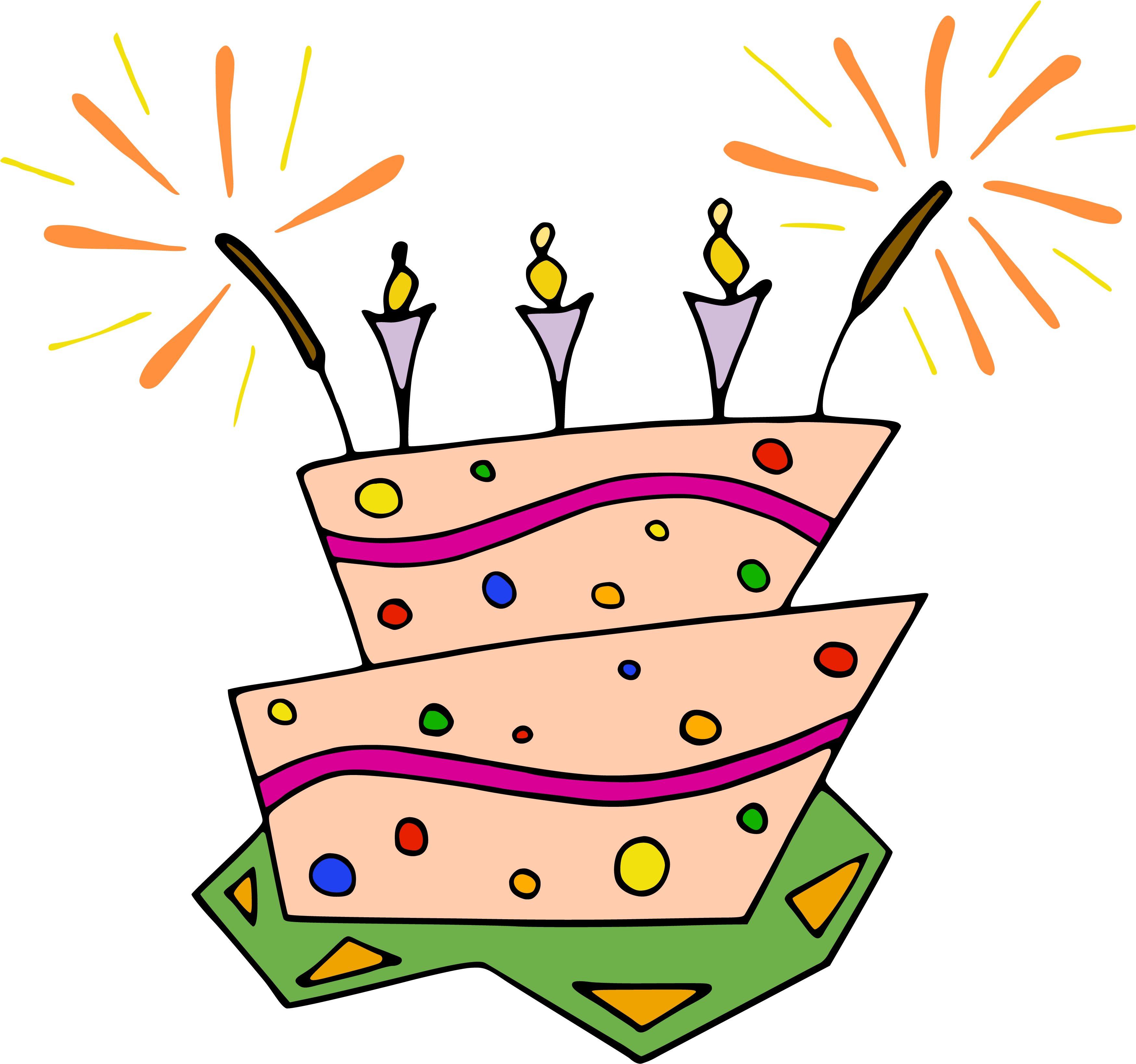 Colorful_ Birthday_ Cake_ Illustration