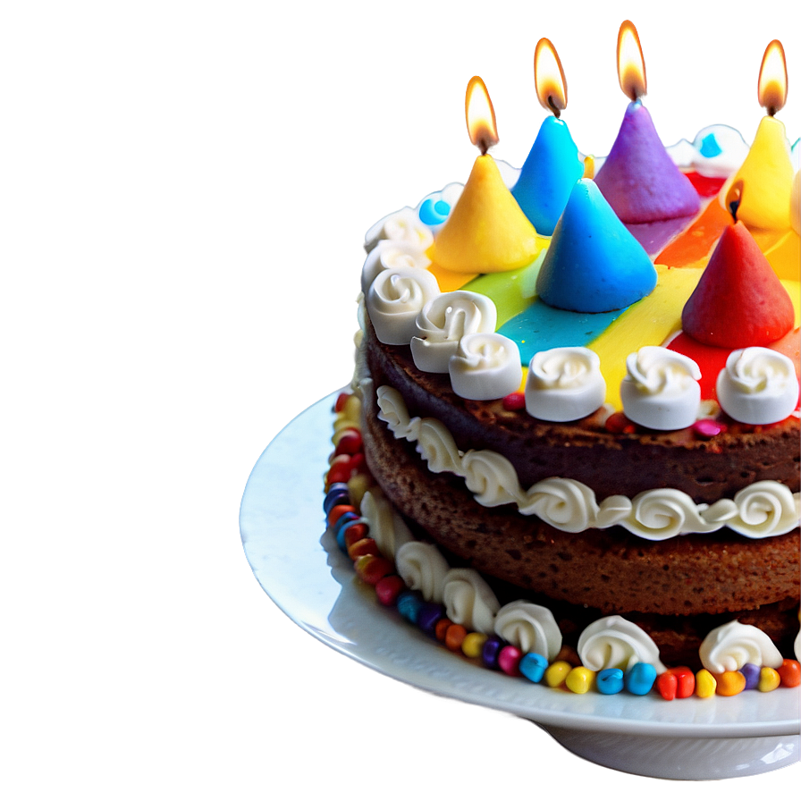 Colorful Birthday Cake Png Dhr