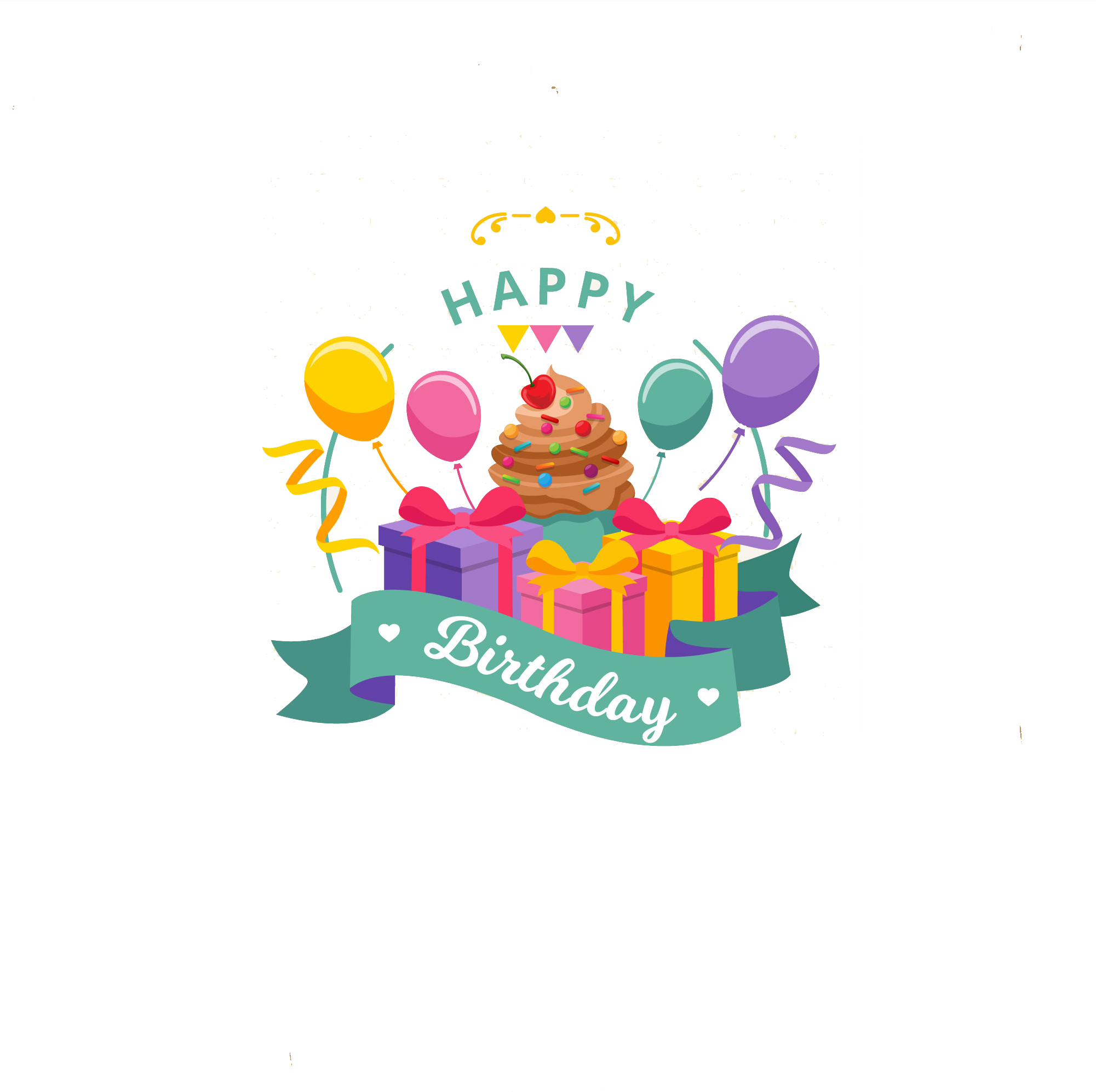 Colorful Birthday Celebration Background