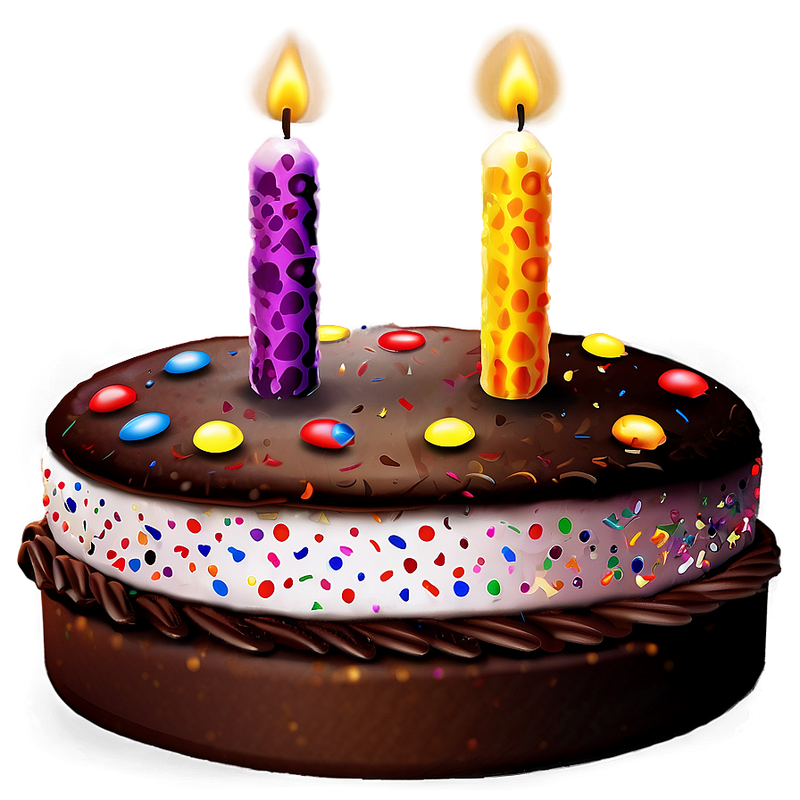 Colorful Birthday Emoji Png 06272024