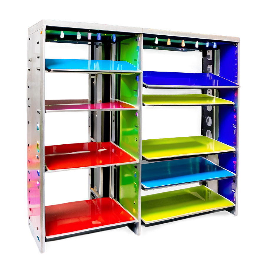 Colorful Bookshelf Png Ssf70