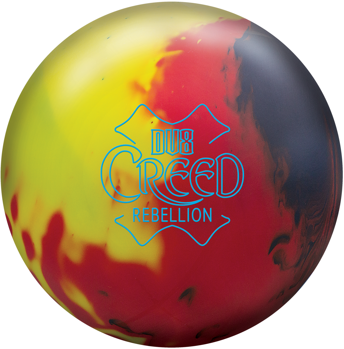 Colorful Bowling Ball Creed Rebellion