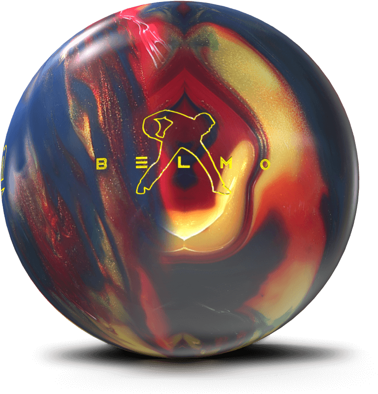 Colorful Bowling Ballwith Logo