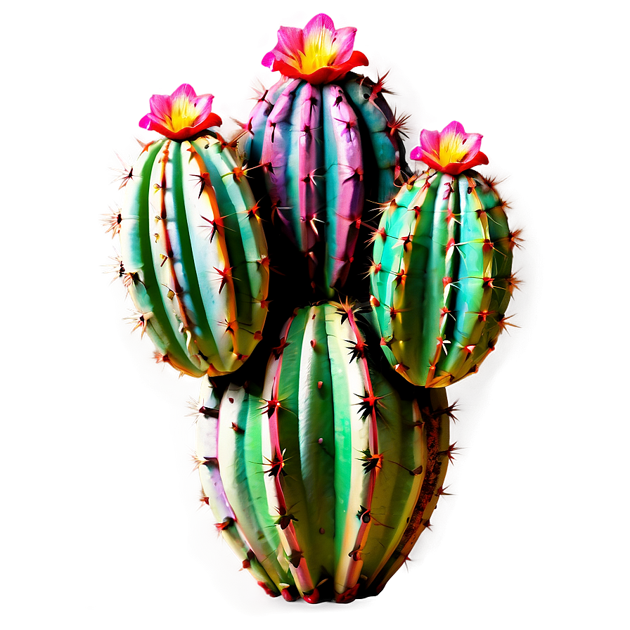 Colorful Cactus Png 25