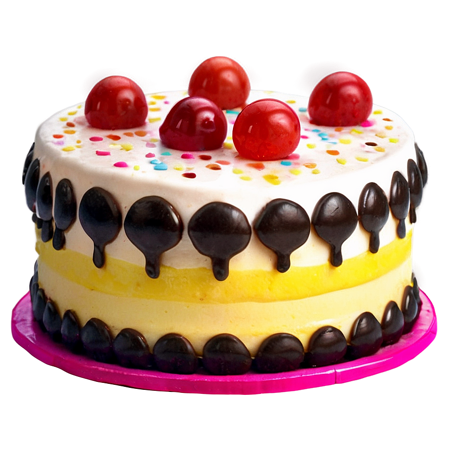 Colorful Cake Emoji Png 06262024