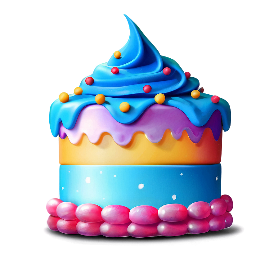 Colorful Cake Emoji Png Dhj