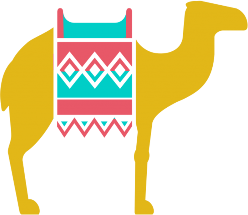 Colorful Camel Illustration.png