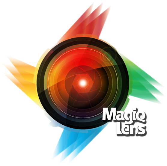 Colorful Camera Lens Graphic