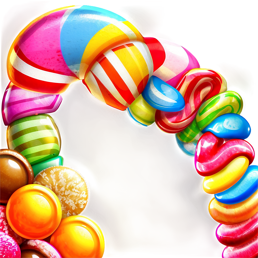 Colorful Candy Land Background Png Vep