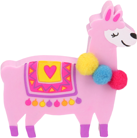 Colorful Cartoon Alpaca Figurine.png