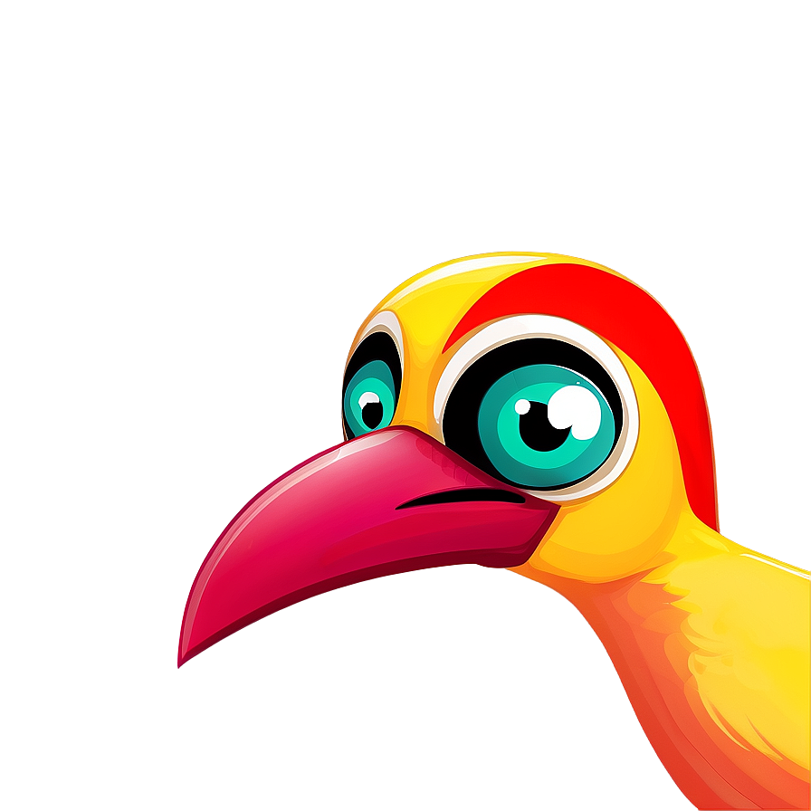 Colorful Cartoon Bird Png 06202024