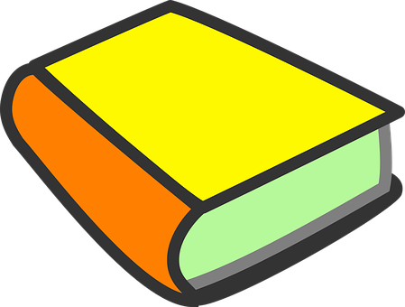 Colorful Cartoon Book Icon