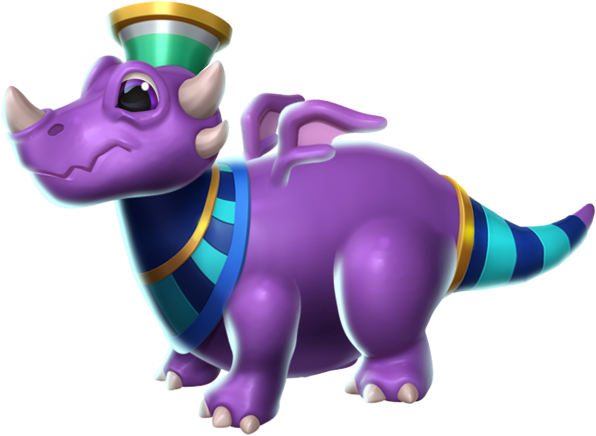 Colorful Cartoon Hippo Character