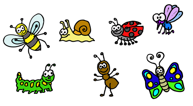 Colorful_ Cartoon_ Insects_ Collection