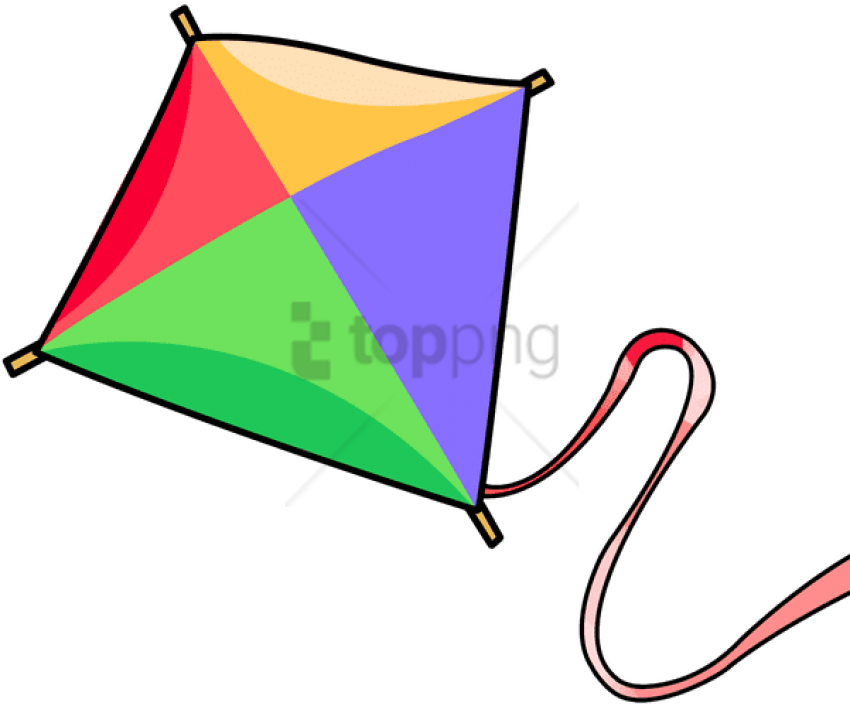 Colorful Cartoon Kite Illustration