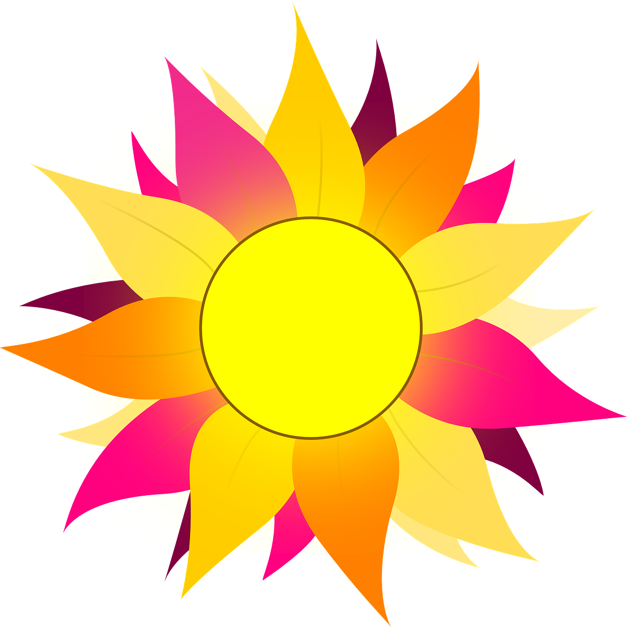 Colorful_ Cartoon_ Sun_ Vector