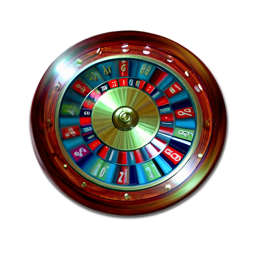 Colorful Casino Roulette Wheel