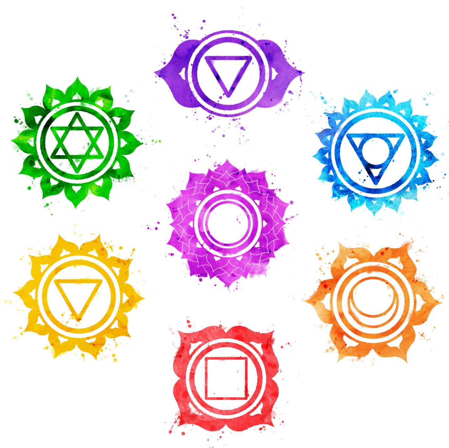 Colorful_ Chakra_ Symbols_ Arrangement