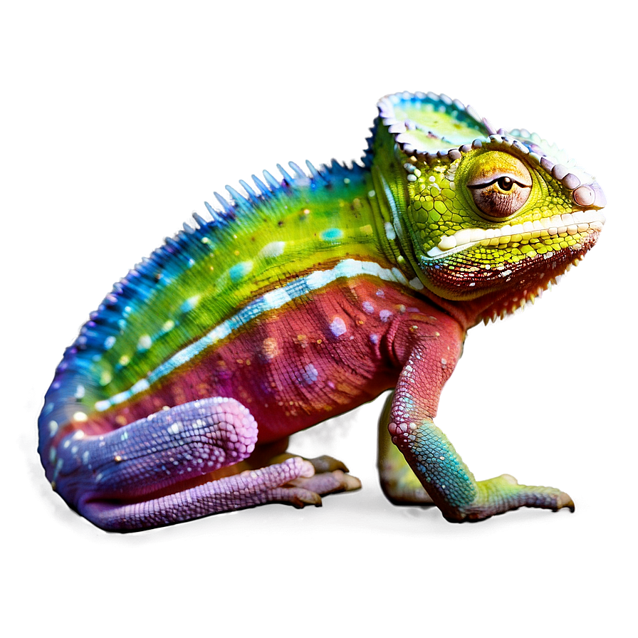 Colorful Chameleon Png Clg