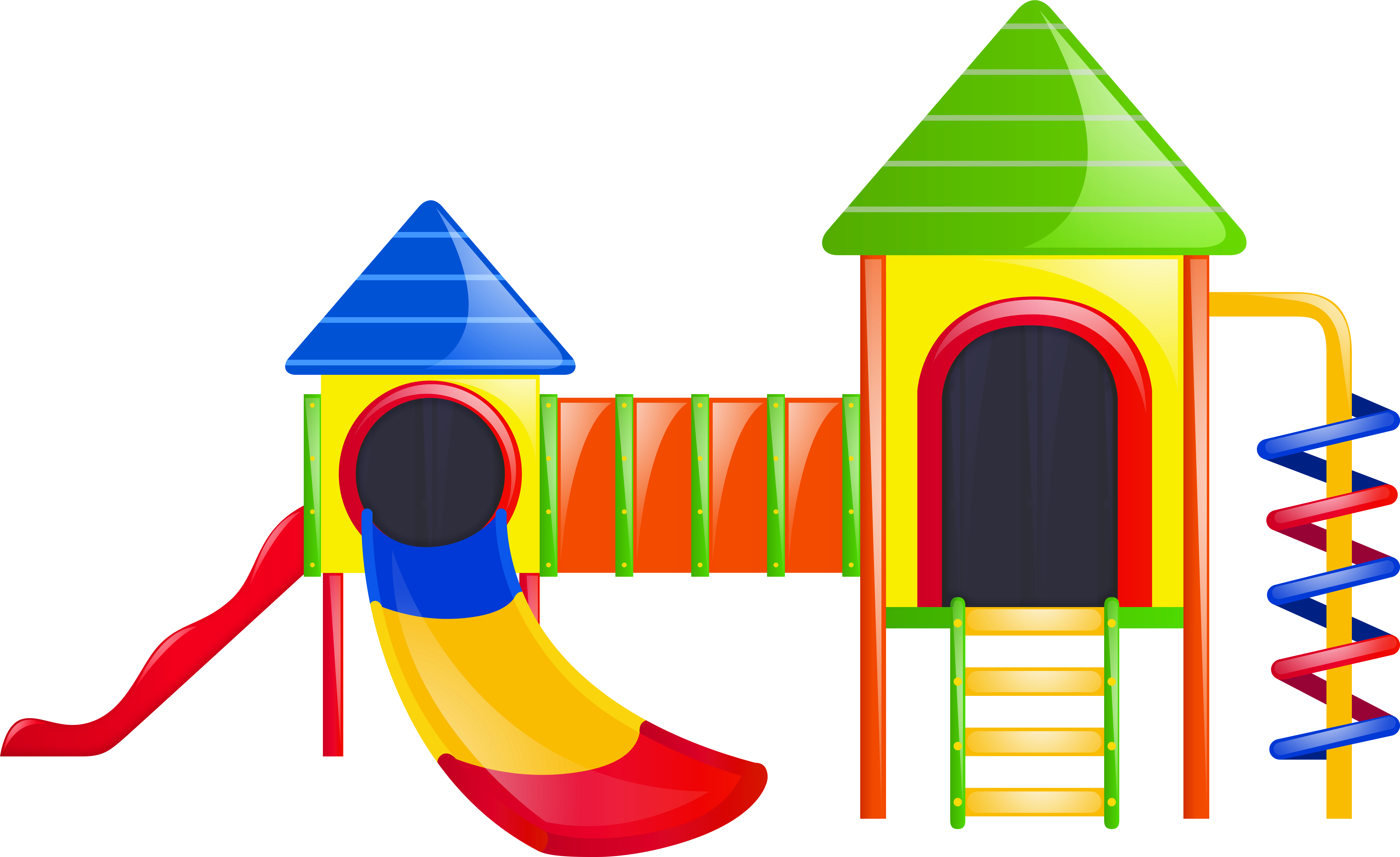 Colorful Childrens Playground Equipment