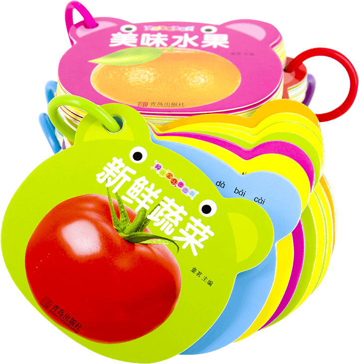 Colorful_ Chinese_ Fruit_ Flashcards