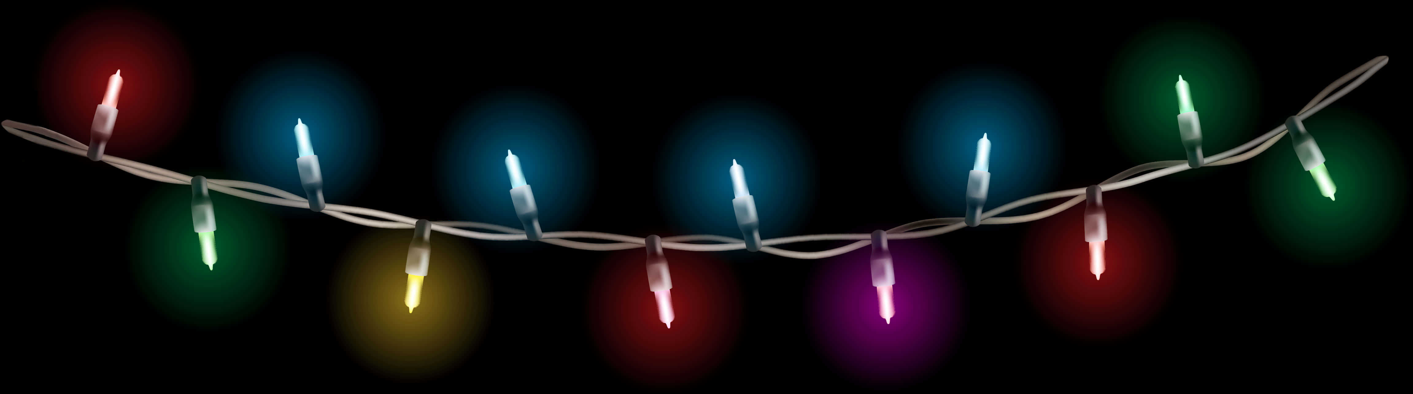 Colorful Christmas Lights String