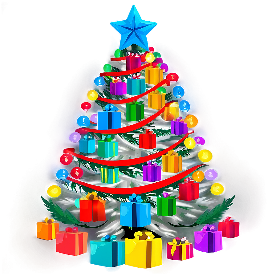 Colorful Christmas Tree Transparent Png 52