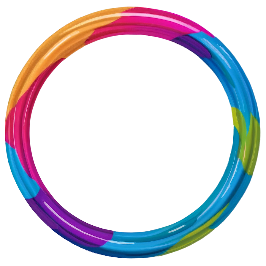 Colorful Circle Art Png 04302024