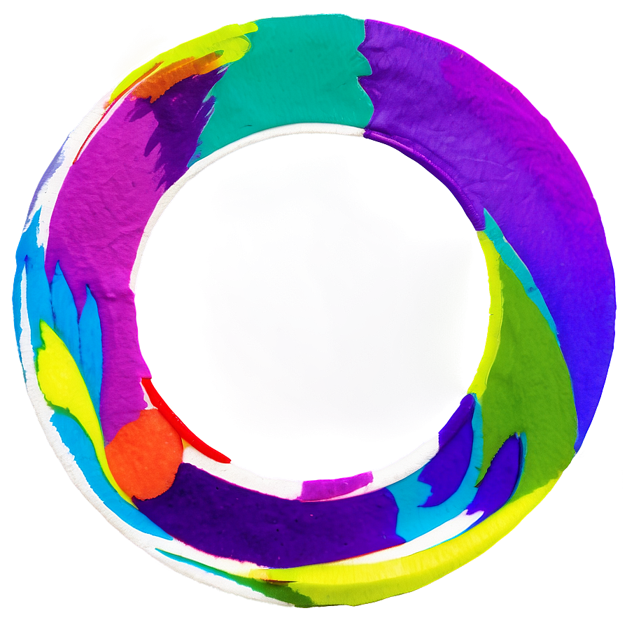 Colorful Circle Art Png 04302024